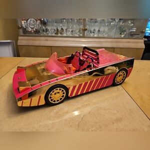 LOL Surprise Doll Car OMG Doll Car Pool‎ Coupe Convertible Toy Pink Gold